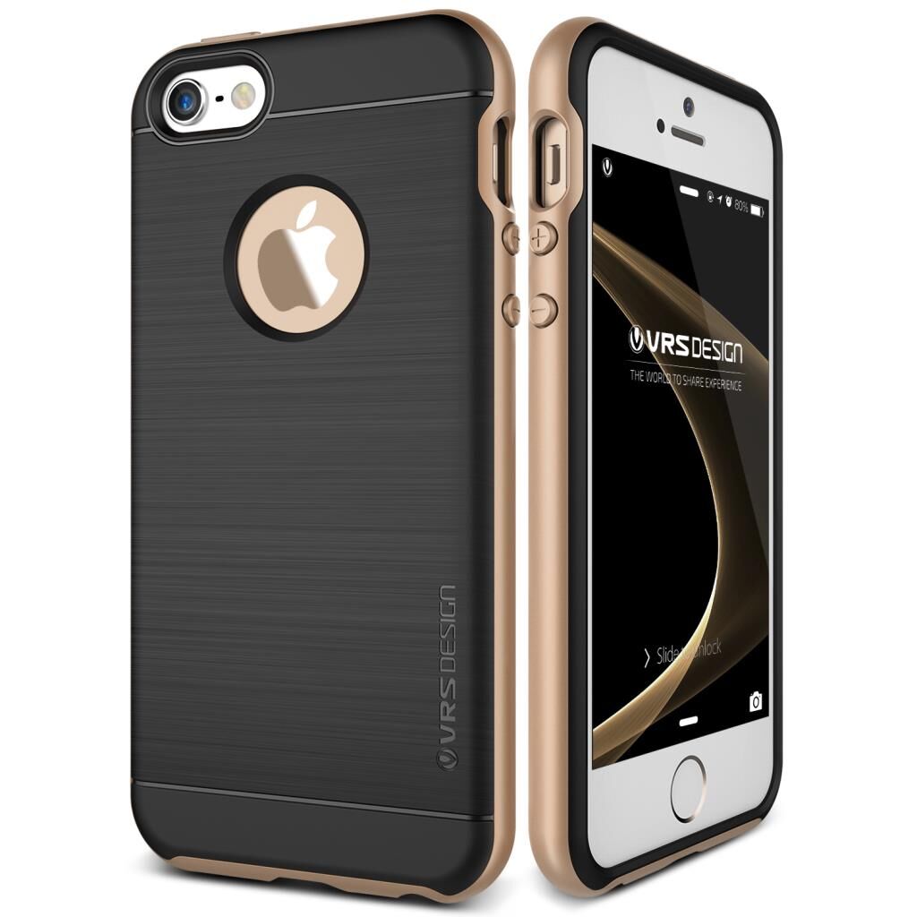 Verus iPhone SE ile Uyumlu High Pro Shield Series Kılıf Shine Gold