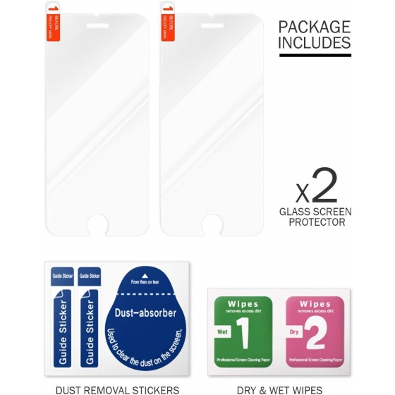 VRS iPhone 6/6s ile Uyumlu Glassic 2 Adet Ekran Koruyucu