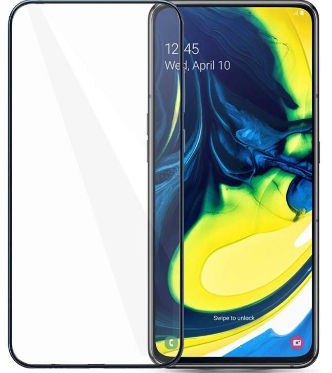 Blogy Galaxy A80 ile Uyumlu Flexi 5D Ekran Koruyucu