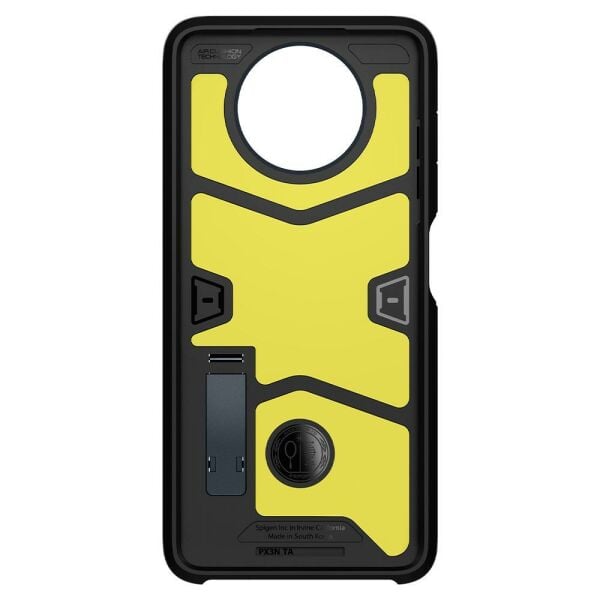 Spigen Poco X3 NFC / Poco X3 Pro ile Uyumlu Kılıf Tough Armor Metal Slate
