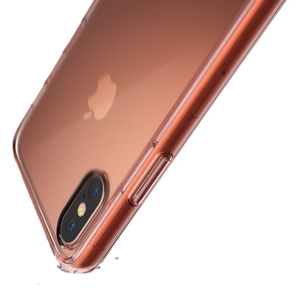 Ringke Fusion iPhone X ile Uyumlu KIlıf Rose Gold