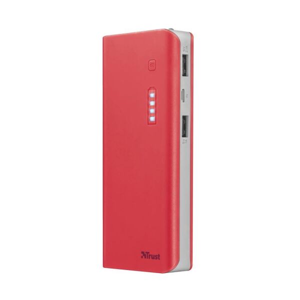 Trust Urban Primo Powerbank 10000 mAh Taşınabilir Şarj Cihazı Kırmızı