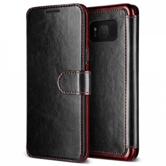VRS Design Galaxy S8 ile Uyumlu Layered Dandy Kılıf-Black
