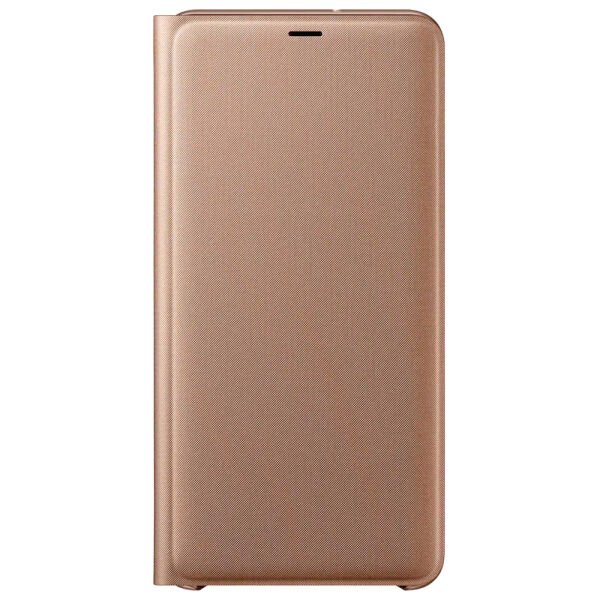Galaxy A7 2018 ile Uyumlu Wallet Cover Kılıf Altın EF-WA7500PFEGWW