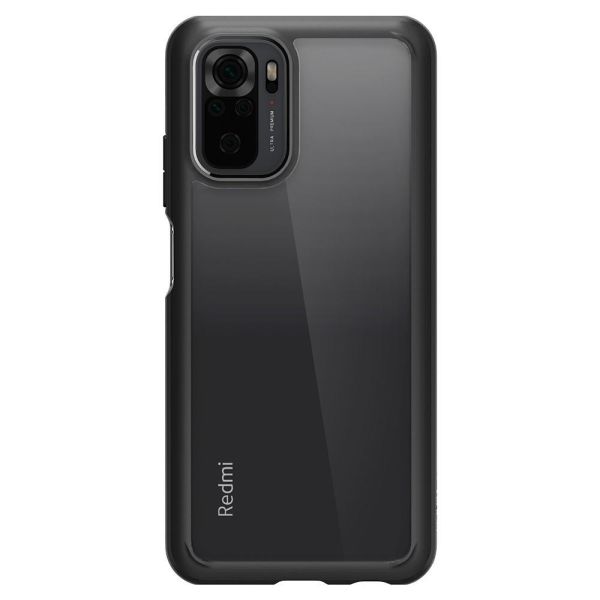 Spigen Redmi Note 10 / Redmi Note 10S ile Uyumlu Kılıf Ultra Hybrid Matte Black