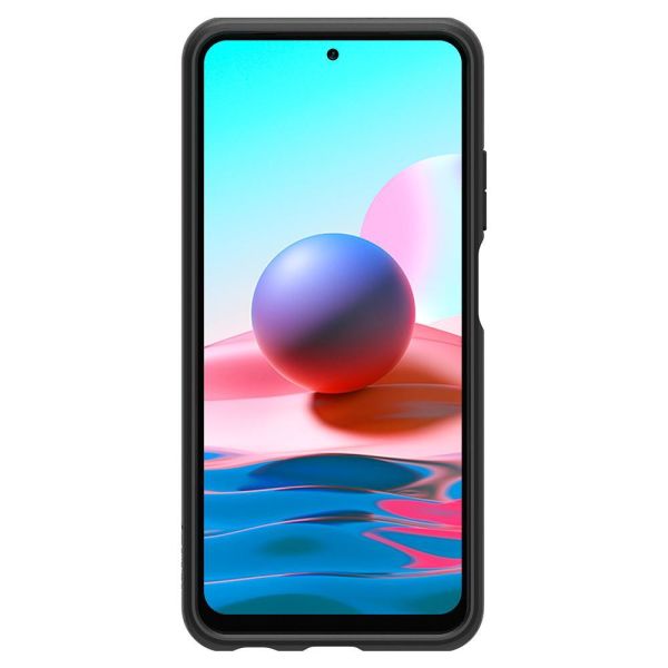 Spigen Redmi Note 10 / Redmi Note 10S ile Uyumlu Kılıf Ultra Hybrid Matte Black