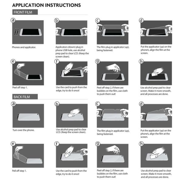 Buff Galaxy S8 ile Uyumlu Full Body Ekran Koruyucu