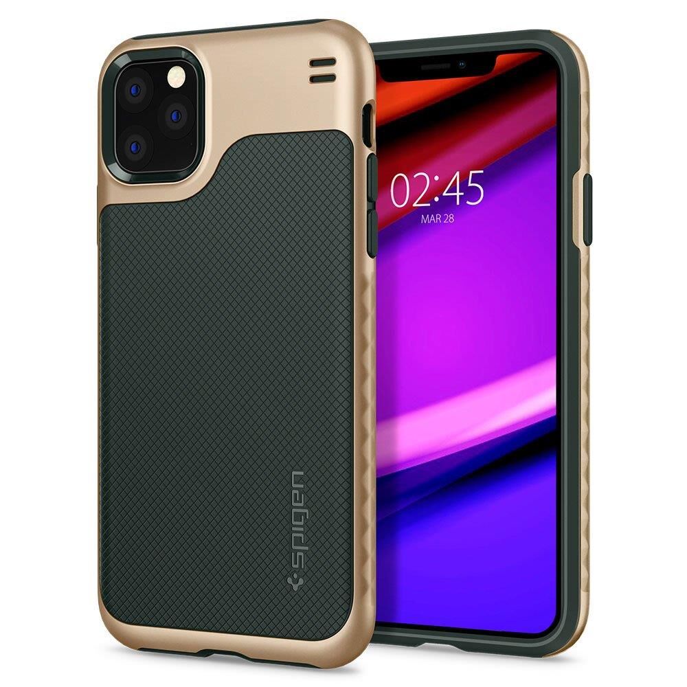 Spigen iPhone 11 Pro Max ile Uyumlu Kılıf Hybrid NX Forest Green