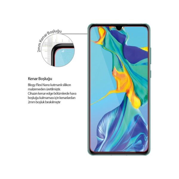 Blogy P30 ile Uyumlu Flexi Nano Ekran Koruyucu