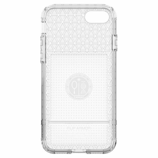 Spigen iPhone 7/8 ile Uyumlu Kılıf Flip Armor White