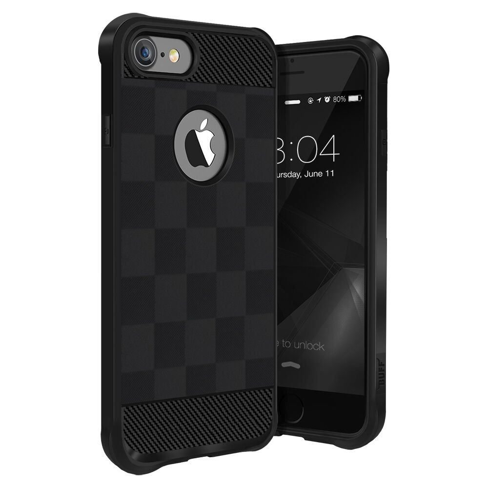 Buff iPhone 7 ile Uyumlu Black Armor Kılıf