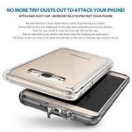 Ringke Fusion Galaxy J7 2016 ile Uyumlu Kılıf Crystal Clear