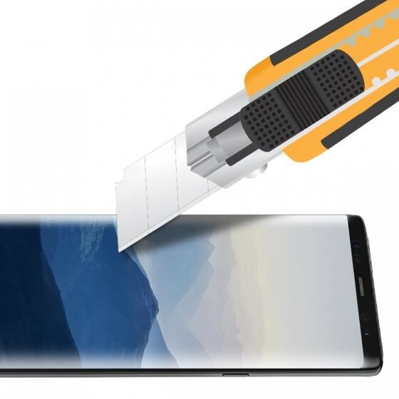 Buff Galaxy Note 9 5D ile Uyumlu Glass Ekran Koruyucu