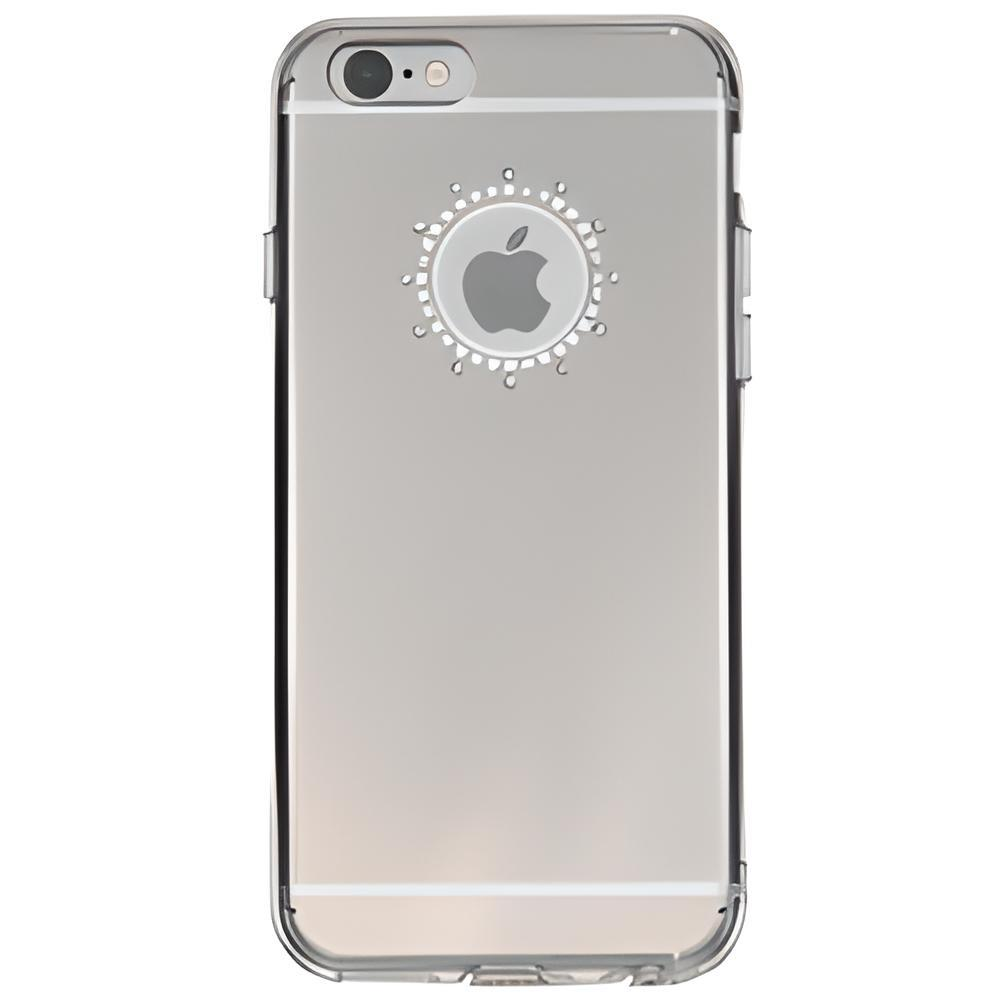 Ringke Noble Mirror iPhone 6s/ 6 ile Uyumlu Taşlı ve Aynalı Kılıf Silver