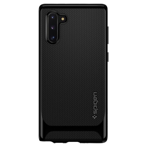 Spigen Galaxy Note 10 ile Uyumlu Kılıf Neo Hybrid Shiny Black