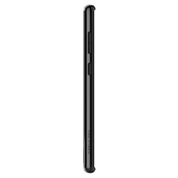 Spigen Galaxy Note 10 ile Uyumlu Kılıf Neo Hybrid Shiny Black