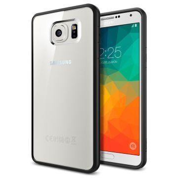 Spigen Galaxy Note 5 ile Uyumlu Kılıf Ultra Hybrid Black