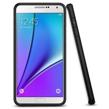 Spigen Galaxy Note 5 ile Uyumlu Kılıf Ultra Hybrid Black