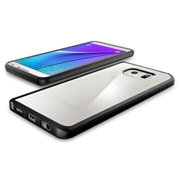 Spigen Galaxy Note 5 ile Uyumlu Kılıf Ultra Hybrid Black