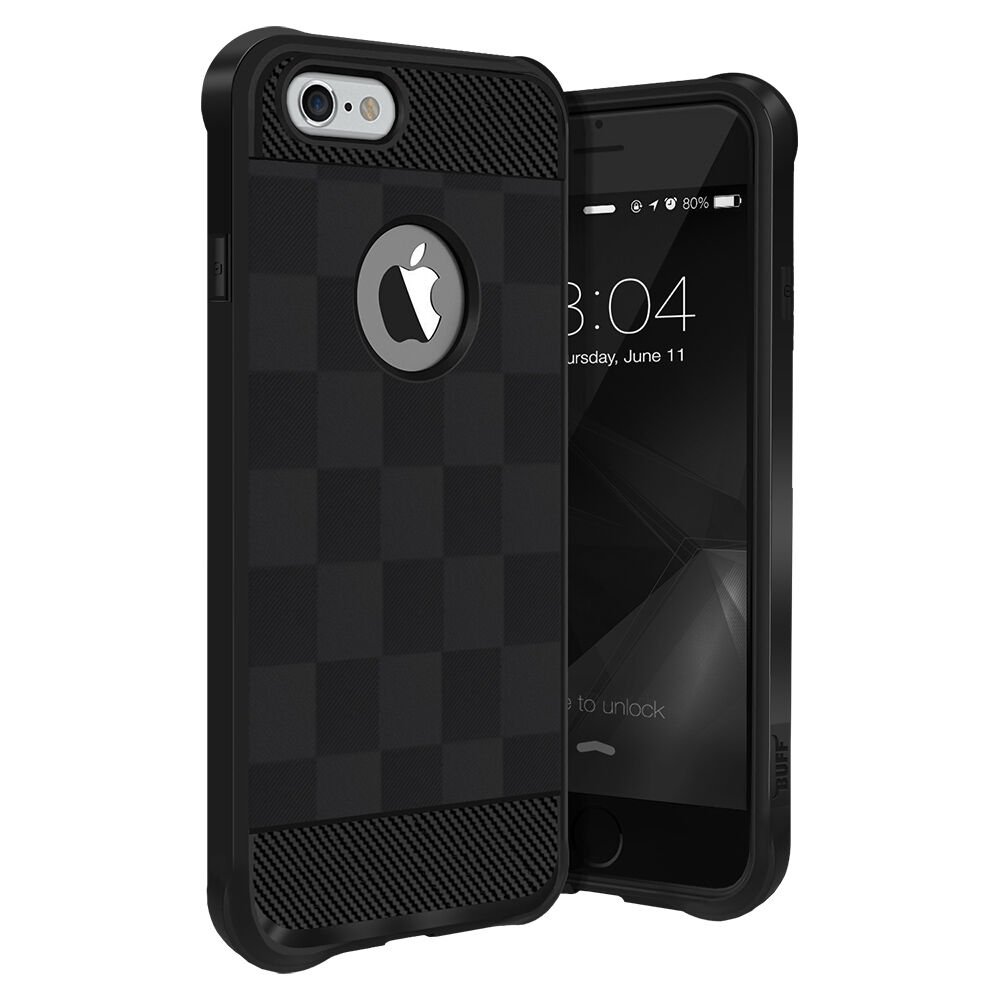 Buff iPhone 6 ile Uyumlu Black Armor Kılıf