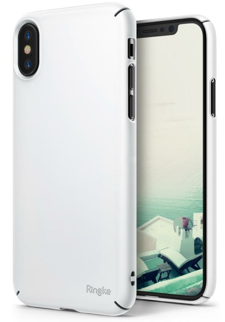 Ringke Slim iPhone X ile Uyumlu KIlıf White