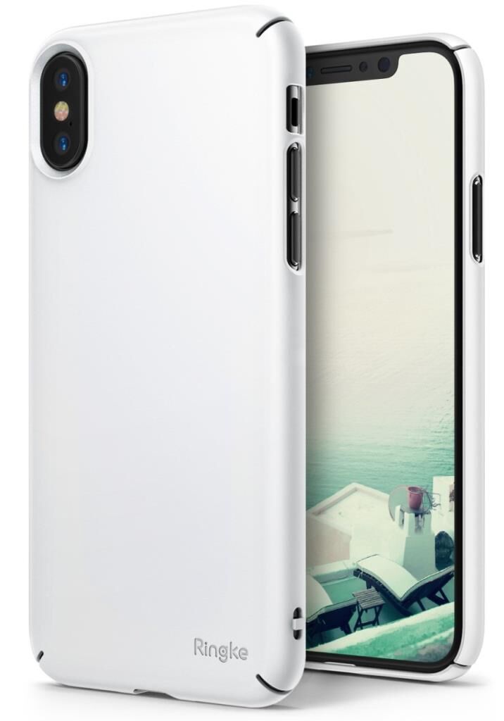 Ringke Slim iPhone X ile Uyumlu KIlıf White