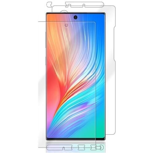 Galaxy Note 10 Plus ile Uyumlu Ön-Arka Jelatin Tam Koruma