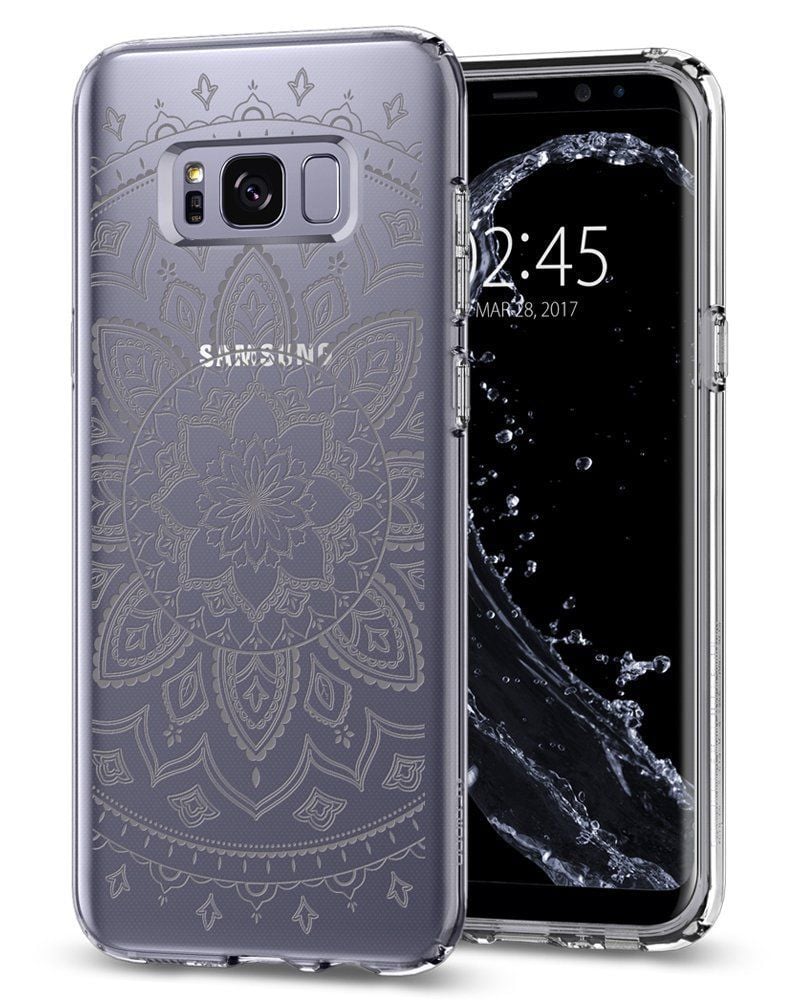 Spigen Galaxy S8 ile Uyumlu Kılıf Liquid Crystal Shine Clear