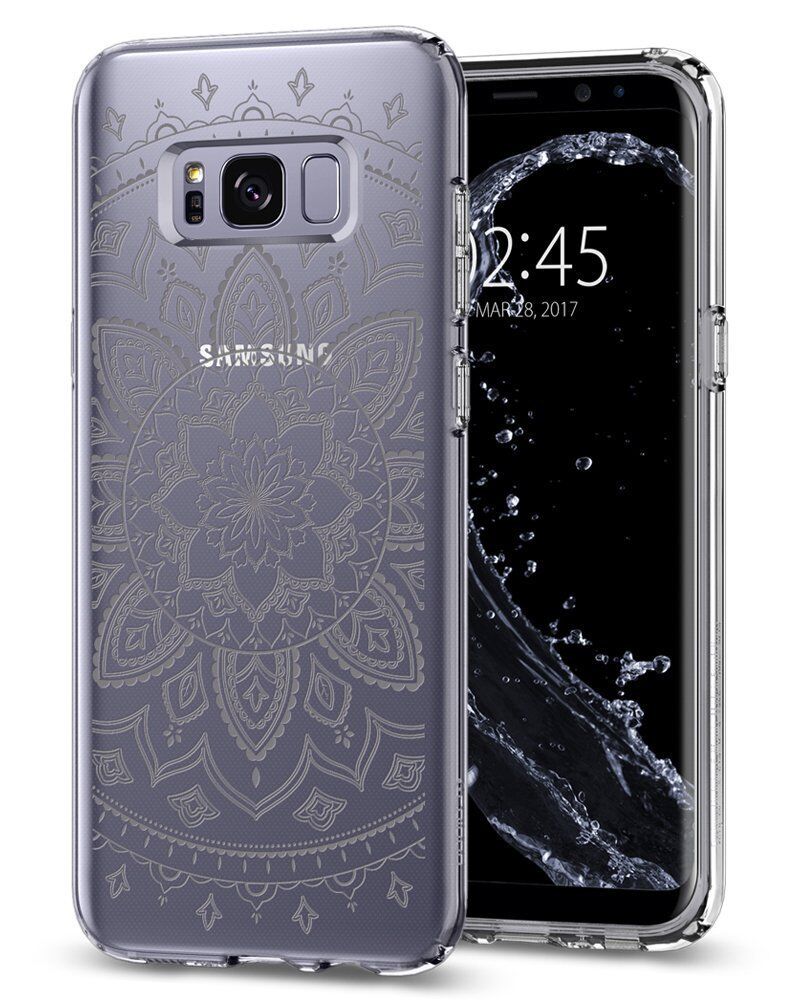 Spigen Galaxy S8 ile Uyumlu Kılıf Liquid Crystal Shine Clear