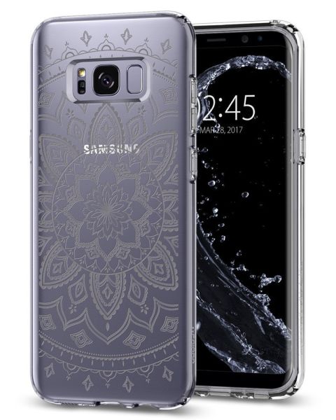 Spigen Galaxy S8 ile Uyumlu Kılıf Liquid Crystal Shine Clear