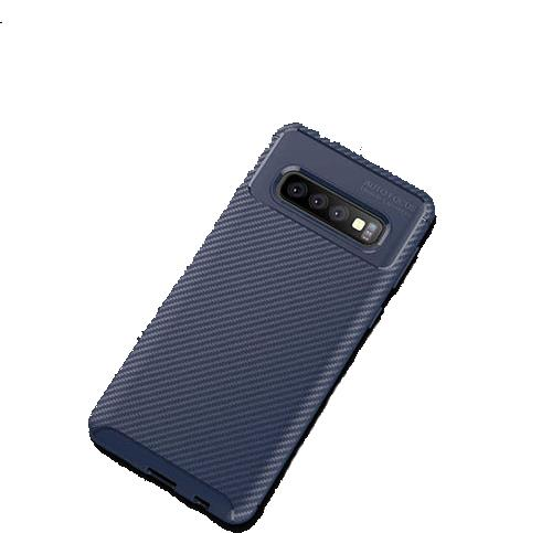 Zore Galaxy S10+ Plus ile Uyumlu Negro Silikon Kılıf Lacivert