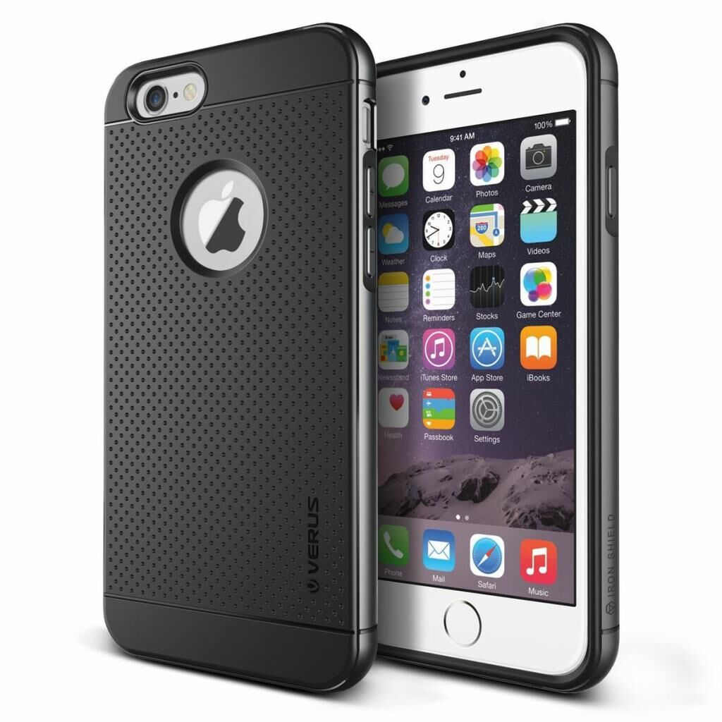Verus iPhone 6 Plus/6S Plus ile Uyumlu Iron Shield Kılıf Renk  Titanium