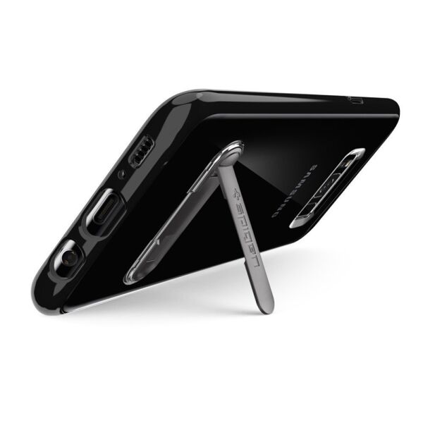 Spigen Galaxy S8 ile Uyumlu Kılıf Ultra Hybrid S Jet Black