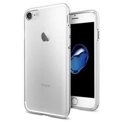 Spigen iPhone 7/8 ile Uyumlu Kılıf Liquid Crystal 4 Tarafı Kapalı Crystal Clear