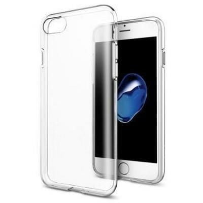 Spigen iPhone 7/8 ile Uyumlu Kılıf Liquid Crystal 4 Tarafı Kapalı Crystal Clear