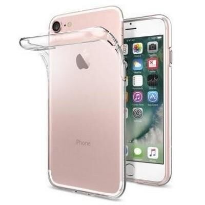 Spigen iPhone 7/8 ile Uyumlu Kılıf Liquid Crystal 4 Tarafı Kapalı Crystal Clear