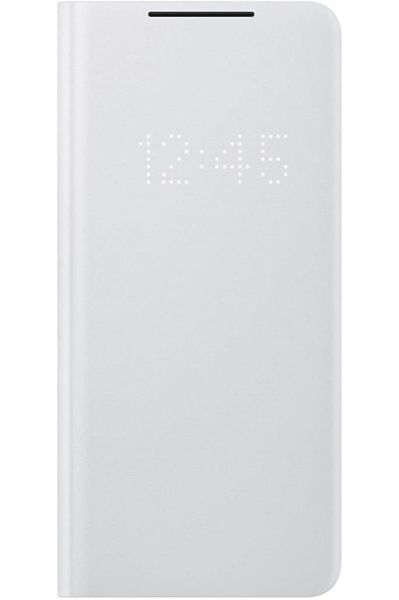 Galaxy S21 Ultra / S21 Ultra 5G ile Uyumlu LED View Kılıf Açık Gri EF-NG998PJEGTR (Out)
