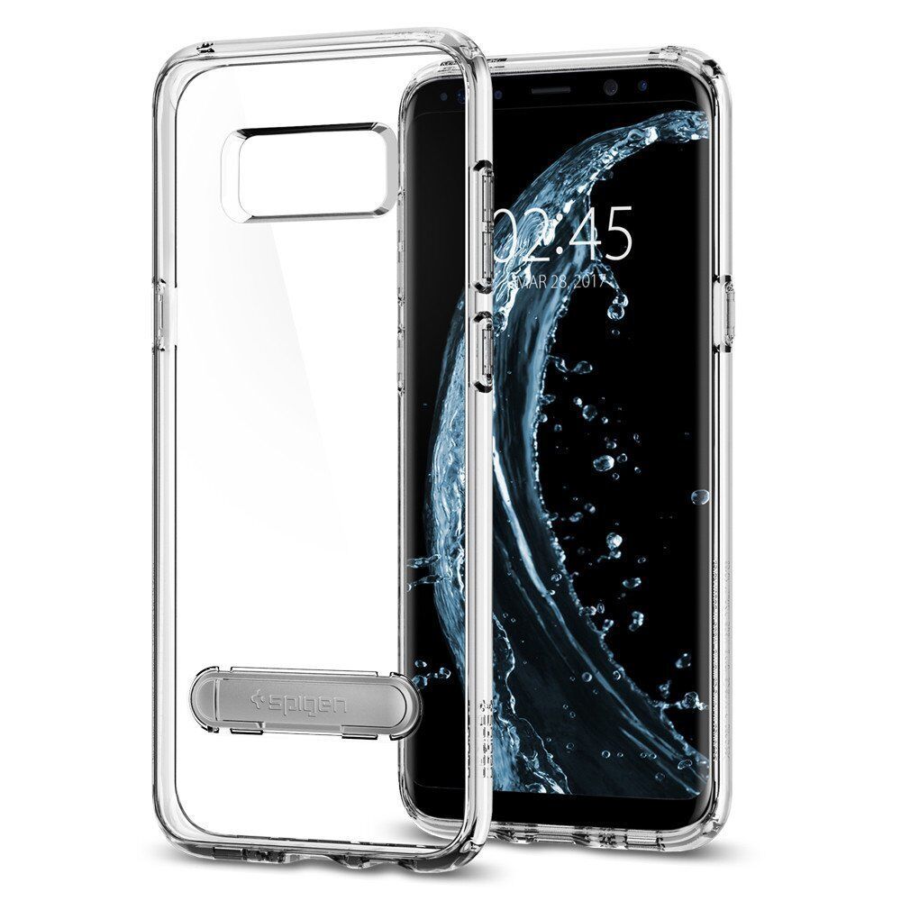 Spigen Galaxy S8 Plus ile Uyumlu Kılıf Ultra Hybrid S Crystal Clear