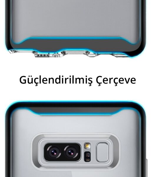 Spigen Galaxy Note 8 ile Uyumlu Kılıf Neo Hybrid Crystal Black