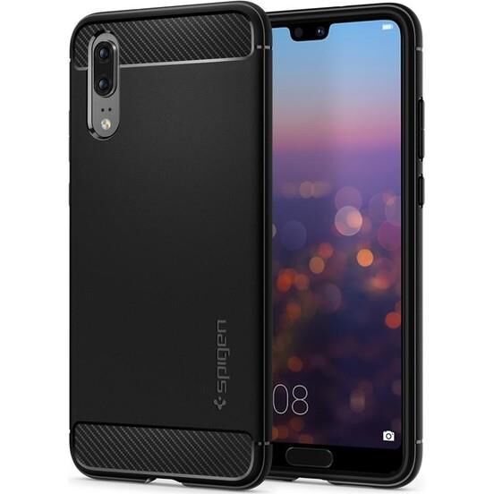 Spigen P20 ile Uyumlu Kılıf Rugged Armor (Out)