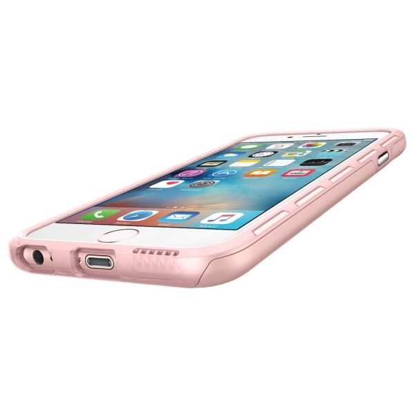 Spigen iPhone 6 Plus/6s Plus ile Uyumlu Kılıf Thin Fit Hybrid Rose Gold