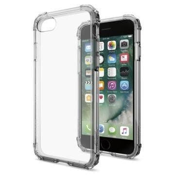 Spigen iPhone 7/8 ile Uyumlu Kılıf Crystal Shell Dark Crystal
