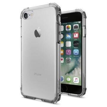 Spigen iPhone 7/8 ile Uyumlu Kılıf Crystal Shell Dark Crystal