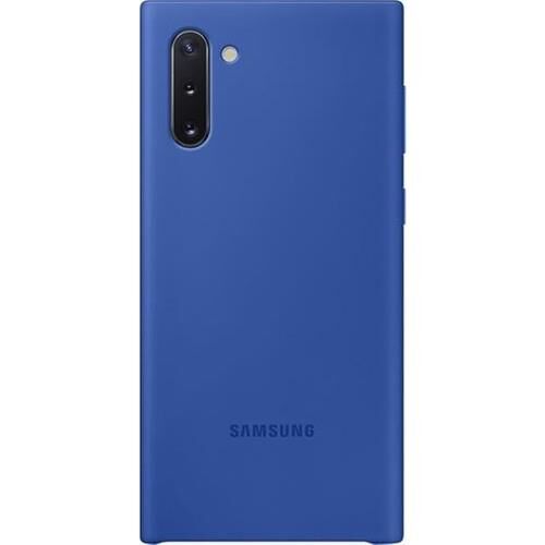 Galaxy Note 10 ile Uyumlu Silikon Kılıf Mavi EF-PN970TLEGWW