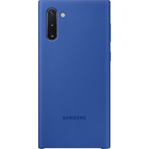 Galaxy Note 10 ile Uyumlu Silikon Kılıf Mavi EF-PN970TLEGWW