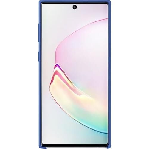 Galaxy Note 10 ile Uyumlu Silikon Kılıf Mavi EF-PN970TLEGWW