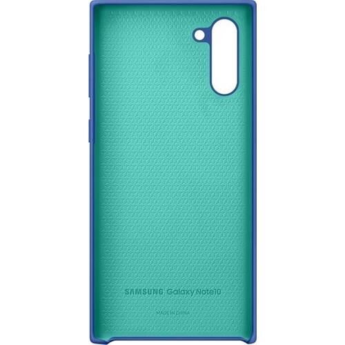 Galaxy Note 10 ile Uyumlu Silikon Kılıf Mavi EF-PN970TLEGWW