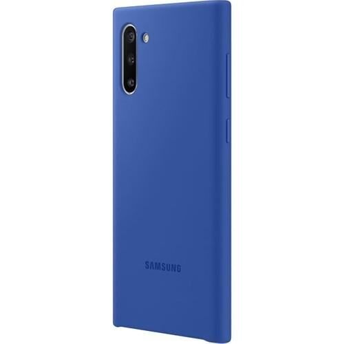Galaxy Note 10 ile Uyumlu Silikon Kılıf Mavi EF-PN970TLEGWW