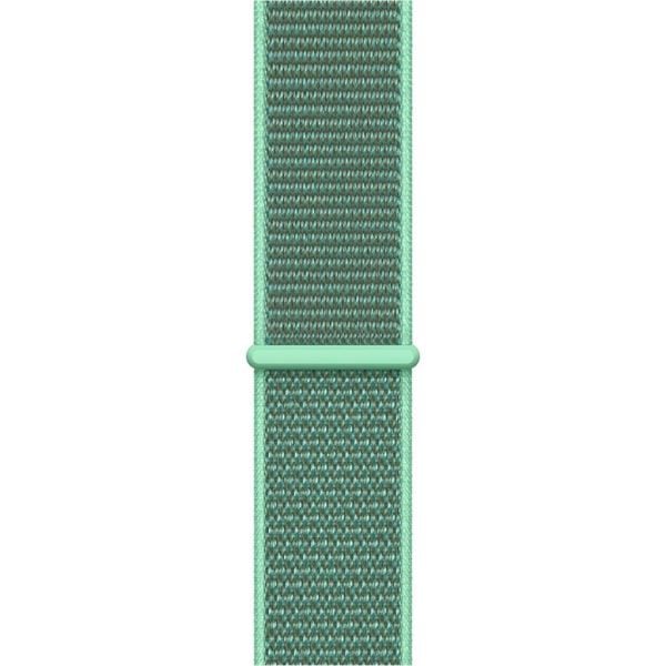 Apple Watch ile Uyumlu 38-40 Kumaş Kayış Su Yeşili