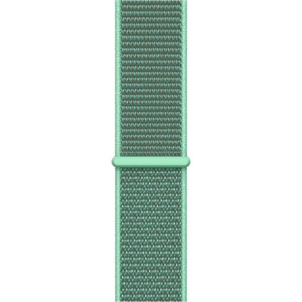 Apple Watch ile Uyumlu 38-40 Kumaş Kayış Su Yeşili